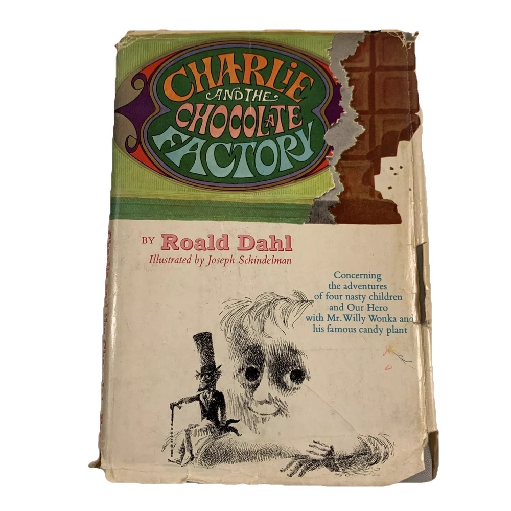 Charlie and the Chocolate Factory Roald Dahl 1973 Hardcover Dust Jacket BCE
